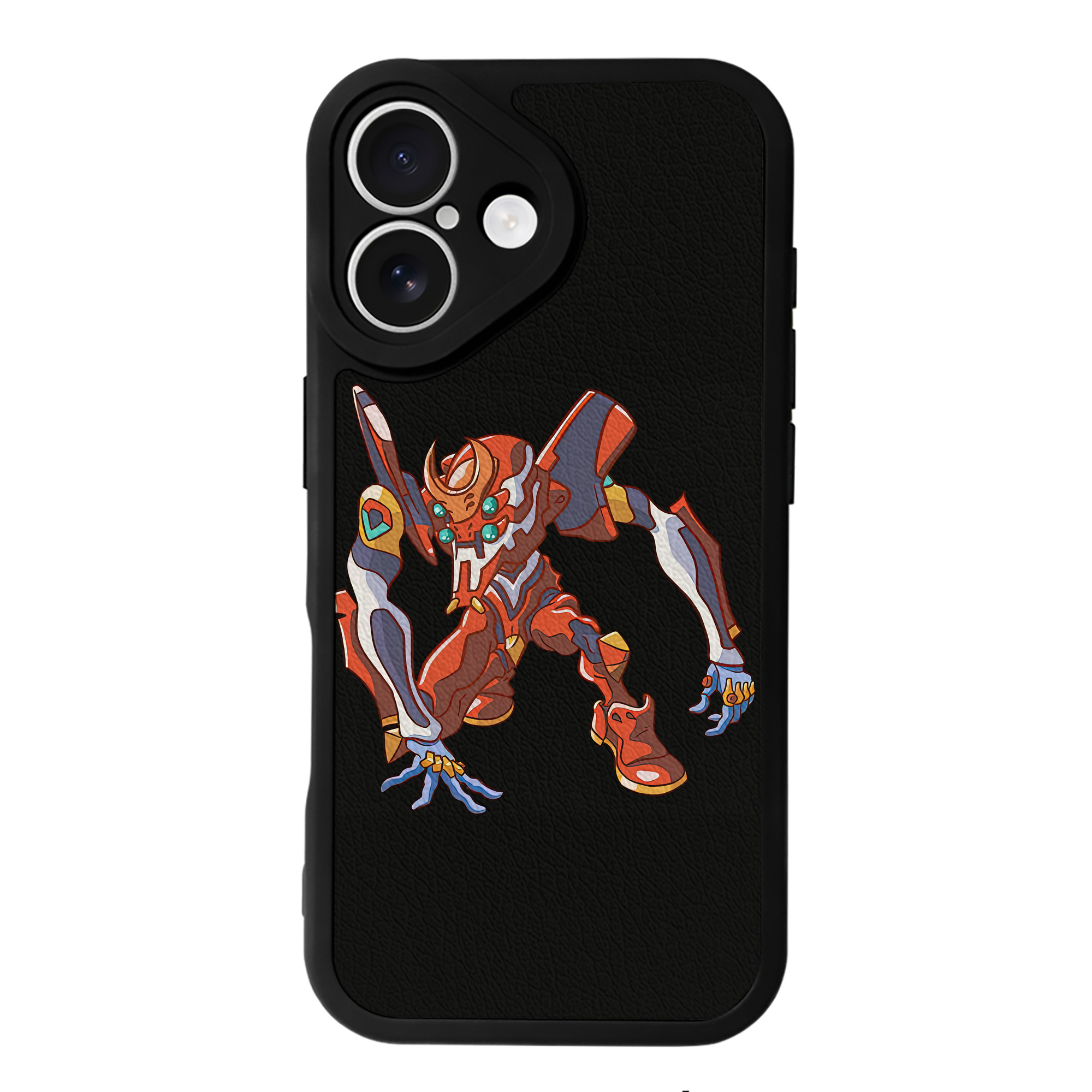 （画像用） EVA 新世紀エヴァンゲリオン 【iPhone 16シリーズ対応】シリコンスマホケース（レザー調） 材質：シリコン